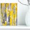 Designart - Grey and Yellow Abstract Pattern - Abstract Canvas Print